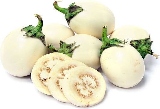 White eggplants
